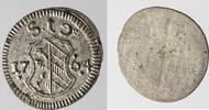 BAYERN 1 Pfennig (1/4 Kreuzer) Nürnberg -