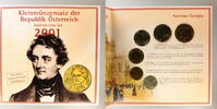 Österreich Kleinmünzensatz 2001 Letzte Schilling ! stfr 14.74 £  +  15.61 £ shipping