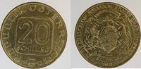 Österreich 20 Schilling 1992 Johann Ernst Graf Thun VF vzgl+ /-