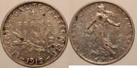 France 1 franc 1912 ss vz +/- 5.20 £  +  15.61 £ shipping