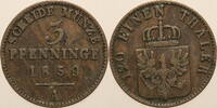 Deutschland 3 Pfenning 1859 A Preussen ss 3.47 £  +  15.61 £ shipping
