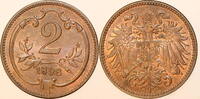 kaisertum österreich 2 Heller 1898 franz joseph 1. (1848 - 1916) vz stfr... 15.61 £  +  15.61 £ shipping