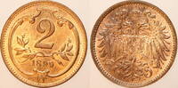 kaisertum österreich 2 Heller 1899 franz joseph 1. (1848 - 1916) vz stfr... 10.40 £  +  15.61 £ shipping