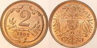 kaisertum österreich 2 Heller 1902 franz joseph 1. (1848 - 1916) vz stfr... 15.61 £  +  15.61 £ shipping