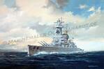 Deutschland Panzerschiff ADMIRAL GRAF SPEE. Dargestellt im Bauzustand v. 1939, kurz vor dem Gefecht auf dem Rio de la Plata. -
