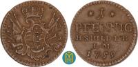 Sachsen Hildburghausen 1 Pfennig Ernst Friedrich Karl III. 1745-1780. -