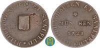 München, Stadt Kupfermarke ohne Wertangabe Stempel von Ertel. Für Saalfeld und Hildburghausen. -