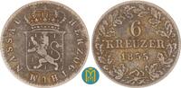 Nassau 6 Kreuzer Adolph 1839-1866. -