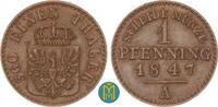 Brandenburg-Preußen. 1 Pfennig Friedrich Wilhelm IV. 1840-1861. -