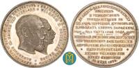 Russland / Alexander III. Silbermedaille Handelsverträge zwischen dem Russischen Zaren- und dem Deutschen Kaiserreich. -