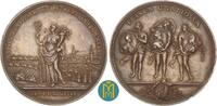 Sachsen-Albertinische Linie Silbermedaille von Oexlein Xaver 1763-1768. Auf Sachsens Wohlstand. -