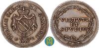 Baden-Durlach Silbermedaille 1786 Karl Friedrich 1746-1811. 200-Jahrfeier des Gymansiums in Karlsruhe. EF