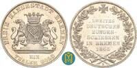 Bremen 2. Deutsches Bundes-Schiessen Schützentaler Shooting Festival. 1 Taler 1865 gutes vorzüglich