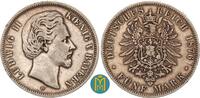Kaiserreich / Bayern 5 Mark 1876 D Ludwig II. 1864-1886. sehr schön 56.35 £  +  13.00 £ shipping