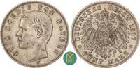Kaiserreich / Bayern 5 Mark 1907 D Otto 1886-1913. sehr schön 32.08 £  +  13.00 £ shipping