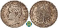 Kaiserreich / Bayern 5 Mark 1888 D Otto 1886-1913. VF+, kl. Randfehler
