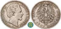 Kaiserreich / Bayern 5 Mark 1876 D Ludwig II. 1864-1886. schön-sehr schön 41.61 £  +  13.00 £ shipping