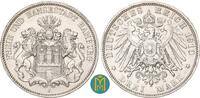Kaiserreich / Hamburg 3 Mark 1910 sehr schön 19.94 £  +  13.00 £ shipping