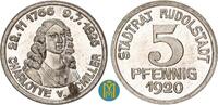 Schwarzburg-Rudolstadt 5 Pfennig 1920 Notgeld der Stadt Rudolstadt. vorz... 6.94 £  +  13.00 £ shipping