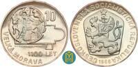 Tschechoslowakei 10 Korun 1966 1100 Jahre Gro&szlig;m&auml;hren PP- 71.94 &pound;  +  12.70 &pound; shipping