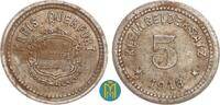 Querfurt 5 Pfennig 1918 Notgeld sehr sch&ouml;n-vorz&uuml;glich 6.77 &pound;  +  12.70 &pound; shipping