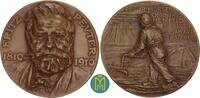 Karl Goetz. Bronzegussmedaille. 1910 Auf den 100. Geburtstag des Dichter... 317.38 &pound;  +  12.70 &pound; shipping