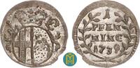 Fulda Bistum 1 Pfennig Amandus von Buseck 1737-1756. -