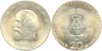 Deutsche Demokratische Republik (DDR) 20 Mark DDR: 20 Mark 1968, 150. Geburtstag von Karl Marx -