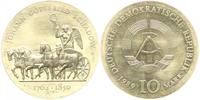 Deutsche Demokratische Republik (DDR) 10 Mark 225. Geburtstag von Johann Gottfried Schadow (1764-1850) -