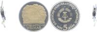 Deutsche Demokratische Republik (DDR) 5 Mark 150. Todestag von Johann Wolfgang von Goethe (Gartenhaus in Weimar) -