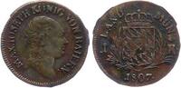 Bayern, Königreich 1 Kreuzer 1807 Maximilian I. Joseph (1806-1825) dunkl... 8.67 £  +  5.20 £ shipping