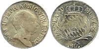 Bayern, Königreich 6 Kreuzer 1809 Maximilian I. Joseph (1806-1825) feine... 13.00 £  +  5.20 £ shipping