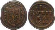 Schweinfurt, Stadt 1 Kipperkreuzer 1622 Zainende, sehr schön 130.04 £  +  34.68 £ shipping