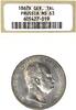 GERMANY TALER German States Prussia 1867 A Taler Coin Thaler NGC MS 63 F.STG/STG UNC -