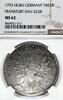 GERMANY TALER 1793 HGBH German States Frankfurt 1793 Taler Coin Thaler N... 2,229.96 &pound; free shipping