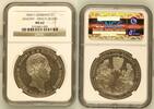 GERMANY 2 Talers German States Saxony 1854 F Two Taler Coin NGC MS 62 PRF/STG Thaler UNC -
