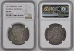GERMANY TALER German States Bavaria 1871 Taler Coin Thaler NGC MS 63 F.STG/STG UNC MADONNA -