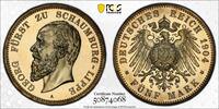 Schaumburg-Lippe 5 Mark 1904 German State Schaumburg-Lippe 1904 5 Mark C... 5,286.77 £ free shipping