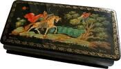 Russland Holzschatulle Vintage Ilya Muromets und Solovey-Razboynik Minia... 46.55 &pound;  +  16.93 &pound; shipping