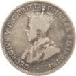 Australien Threepence 1920 Georg V. F-VF