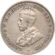 Australien Threepence 1936 Georg V. VF