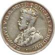 Australien Sixpence 1936 Georg V. VF