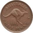 Australien 1/2 Penny 1951 Georg VI. VF+