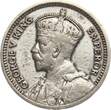 Neuseeland Threepence 1933 Georg V. VF