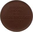 DDR ohne Jahr Meissener Steinzeugmedaille BU