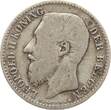 Belgien 1 Franc 1887 Leopold II., 1865-1909 F-VF
