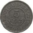 Belgien 5 Centimes 1916 Albert I., 1909-1934 VF