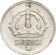Schweden 10 Öre 1944 G Gustav V. xf