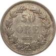 Schweden 50 Öre 1875 ST Oscar II. vf-