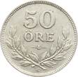 Schweden 50 Öre 1934 G Gustav V. AU